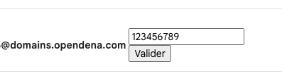 Gmail code validation